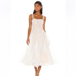 Beaded Bronx & Banco Midi Dress